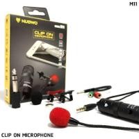 ราคา NUBWO CLIP ON MICROPHONE M11 ไมค์โครโฟน คลิปหนีบปกเสื้อ ใช้ได้กับกล้อง DSLR, Smartphone, คอมพิวเตอร์ (7436533388)