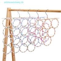 ราคา Alittlese ที่ใส่ผ้าพันคอพับผูกเข็มขัดตะขอผ้าคลุมไหล่ผ้าพันคอออแกไนเซอร์หวายสานแขวนตู้เสื้อผ้าที่เก็บผู้ถือชั้นวางจอแสดงผล ไทย (57053360897)
