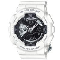 ราคา Casio G-Shock Mini นาฬิกาข้อมือผู้หญิง สายเรซิ่น รุ่น GMA-S110CW-7A1 - สีขาว (283187575)