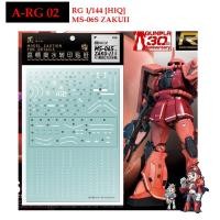 ราคา ดีคอลน้ำ [ARTISAN'S CLUB] A-RG 002 MS-06S ZAKU II [HIQ] RG 1/144 WATER DECAL A-RG 02 (4477927888)