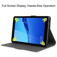ราคา Huawei MatePad T8 / MEDIAPAD M5 LITE Slim Fabric Tablet Case Flip Cover Smart Stand Cloth Protector Casing (23668866550)