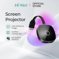 ราคา Hi Net Wireless Display Adapter Miracast Chromecast TV คุณภาพภาพความละเอียดสูง 1080p / เข้ากันได้กับ Android, iOS, macOS และ Windows (54953438996)