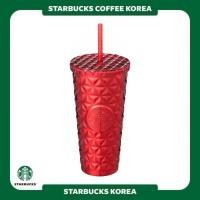 ราคา ✅ ขายดี Starbucks Korea SS Joyful Dion Cold Cup 591 ml. แก้วสตาร์บัคเกาหลี แก้วสแตนเลสสตีล (51653592473)