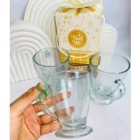 ราคา ของที่ระลึกถ้วยแก้ว 230ml กาแฟดื่มถ้วยแก้วชาแก้วแก้ว Handle Motif กล่องบรรจุภัณฑ์ (43371584898)
