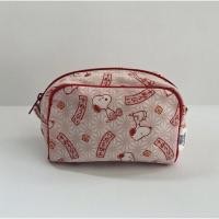 ราคา Snoopy กระเป๋าใส่เครื่องสำอางใบเล็กสีแดงแต่งลาย snoopy ทั้งใบ (13922950563)
