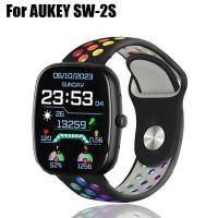 ราคา สําหรับ AUKEY SW-2S สายนาฬิกาอัจฉริยะซิลิโคน Rainbow Soft Band ผู้หญิงผู้ชายกีฬาสายรัดข้อมือกลางแจ้ง (55902641919)