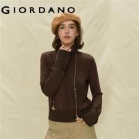 ราคา GIORDANO WOMEN Slouchy High-Neck Knitted Long-Sleeve T-Shirt with Contrast Ribbed Panels 18325706 (57950280839)