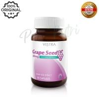 ราคา Vistra Grape Seed 60mg วิสตร้า สารสกัดจากเมล็ดองุ่น (30 เม็ด) (28302719974)