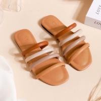 ราคา รองเท้าแตะสไตล์เกาหลี ใส่สบาย พื้นนุ่มมาก (size 39) ยาว 24.5 cm (6248973850)