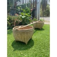 ราคา หาบ หาบตระกร้า หาบกระตร้า จักสานงานไม้ไผ่ จำนวน 1 คู่ พรัอมไม้คานหัวตัด (24620240177)