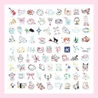 ราคา [ผู้ขาย SG] สติ๊กเกอร์รอยสักชั่วคราวขนาดเล็ก ภาพวาดสีรุ้งน่ารัก y2k ความงามเกาหลีสําหรับปาร์ตี้คอนเสิร์ตทุกวัน (47352405734)