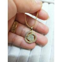 ราคา สร้อยคอยาว 14k จี้หยกพม่า 14k ขนาด 45 ซม. (22153575203)