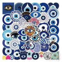 ราคา ❉ Evil Eyes Series 02 Turkey Lucky Blue Eye สติ๊กเกอร์ ❉ 50Pcs/Set DIY Fashion Mixed Luggage Laptop Skateboard Doodle Decals สติ๊กเกอร์ (16128516286)