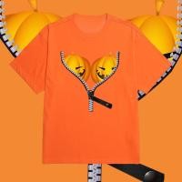 ราคา NEW Halloween Kids T-shirt เสื้อยืดลําลอง คอกลม พิมพ์ลายฟักทอง หน้าตลก เหมาะกับงานปาร์ตี้ฮาโลวีน เสื้อยืดเด็ก 100-150cm (27742279213)