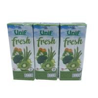 ราคา ยูนิฟ เฟรช น้ำผักผลไม้รวมผสมผักใบเขียว 40% 180มล. X 3กล่อง (5042247930)