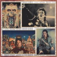 ราคา Rock Song Star Michael Jackson Michael Jackson Vintage โปสเตอร์กระดาษคราฟท์ภาพวาดตกแต่งผนัง (29869212150)