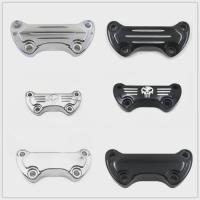 ราคา Motorcycle Pars Scalloped Handlebar Riser Clamp For Harley Davidson Sportster 883 Dyna Super Glide (52554110715)
