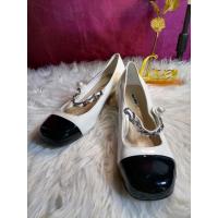 ราคา ไซส์ 39 Miu Miu Mary Janes patent leather มีส้น1นิ้ว สวยใหม่มาก รองเท้าแบรนด์เนมมือสอง (27302611443)