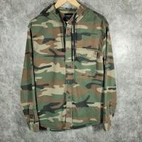 ราคา เสื้อเชิ้ตฮู้ดแขนยาวลายพราง แบรนด์ Forever 21อก 44 (27438559719)