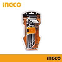 ราคา INGCO ชุดประแจแอลหกเหลี่ยม 9 ชิ้น รุ่น HHK11091 ขนาด 1.5-10 มิลลิเมตร (7443440235)