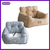 ราคา [Iniyexa] Pet Car Carrier Bed Cushion Booster Seat Soft Kennel Dog Car Seat สําหรับรถบรรทุก (26454353251)