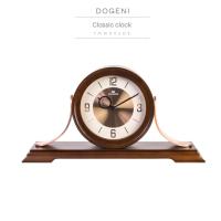 ราคา DOGENI นาฬิกาตั้งโต๊ะ (TMW006DB) จากไม้เนื้อแข็ง ดีไซน์เรียบหรู วินเทจ (23268366869)