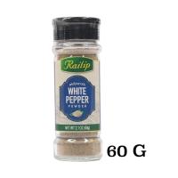 ราคา THA shop (60 ก x1) ไร่ทิพย์ Raitip พริกไทยป่นกระป๋อง พริกไทย พริกไทยป่นขาว white pepper powder เครื่องปรุงอาหาร พริกป่น (15729617153)