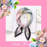 ราคา ผ้าพันคออัดพลีท By Millie Thailand (7486262926)