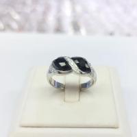 ราคา แหวนนิลแท้ แหวนเงินแท้ 925 ชุบทองคำขาวแท้ นิลแท้กาญจนบุรี (10412244627)