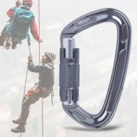 ราคา Rock Climbing Carabiner ล็อคอัตโนมัติ Stream Descent สำหรับเปลญวนกลางแจ้ง (51052536335)