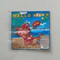 ราคา Hawaii Hello Kitty Fabric, Vintage Sanrio 2000 Made in Japan ผ้าเช็ดหน้าคิตตี้ฮาวายในแพ็ค (17696786761)