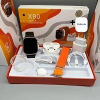 ราคา 2025 Novo Smartwatch X90 ULTRA จอแสดงผล 2.2 นิ้วเข้ากันได้กับ iOS/Android Full 7-in-1 ใช้งานได้ I15 TWS (53853945348)