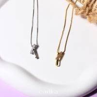 ราคา earika.earrings - double stripe necklace สร้อยคอเงินแท้จี้แท่งชุบทองคำขาว/ทอง ผิวแพ้ง่ายใส่ได้ (10029753025)