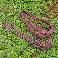 ราคา เชือกผูกขาไก่พีอี ล่ามไก่ ไก่ต่อไก่แจ้ ทำจากเชือกถักpe สีน้ำตาล ติดลูกหมุน เหนียว ยาว100ซม. [1เส้น] (7326967674)