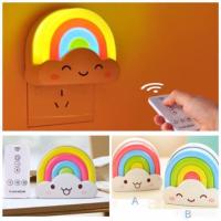ราคา โคมไฟสายรุ้ง พร้อมรีโมท Mini LED✨ (1271813388)