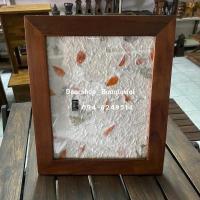 ราคา กรอบรูปไม้สัก (สีเนื้อไม้) (4346948453)