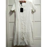 ราคา Dress เดรสลูกไม้ งานป้าย เดรสยาวสีขาว Love Lady (7726875569)