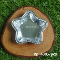 ราคา [1 แพ็ค] Aluminium OX 935 Star / Aluminium Foil Cup Tray Star OX-935 (47104442479)