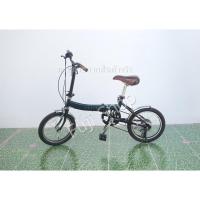 ราคา จักรยานพับได้ญี่ปุ่น - ล้อ 16 นิ้ว - มีเกียร์ - Rover - สีเขียว [จักรยานมือสอง] (24304319317)