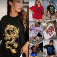 ราคา OSCAR FS ] เสื้อยืด TOP S-XXL ADULT & KID 1-10 YEARS สี 30+ DRAGON เสื้อยืด -BYK COMBED สี 30S ผู้ชายผู้หญิง DIGITAL SCREEN PRINTING DTF แฟชั่นที่ดีที่สุด (43327886557)