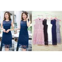 ราคา #Sale เดรสตาข่ายสีดำ มือ1 (1498823091)