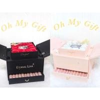 ราคา ‼️ซื้อในliveลด 20%‼️surprise box กล่องเซอร์ไพรส์ ดอกกุหลาบสบู่ ดอกไม้ กล่องของขวัญ ผีเสื้อสีทอง กล่องลิ้นชัก by ohmygift (17265707628)