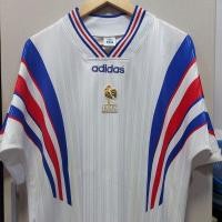ราคา เสื้อทีมชาติฝร่งเศส 1996 -1998 เสือลิขสิทธิ์จาก Adidas France 1996-1998 Away Adidas license DIY (24225696812)