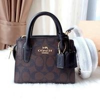 ราคา COACH CO975 Andrea Mini Carryall In Signature (41601225798)
