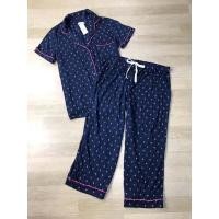 ราคา SECRET TREASURES แท้ ชุดนอนผ้าดีมากกก สีกรม Size L อก38-42 เอว28-32 (11237960486)