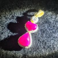 ราคา จี้ทับทิมพม่าเผาเก่าทรงหัวใจ (25025717928)