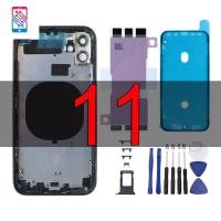 ราคา Oem ฝาครอบแบตเตอรี่ พร้อมกุญแจด้านข้าง และถาดซิม สําหรับ iPhone 11 (24022879430)