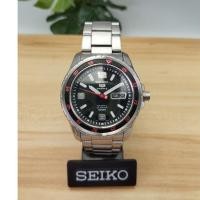 ราคา SEIKO 5 SPORTS รุ่น SNZG69 K1 (23 Jewels) ขอบแดง-ดำ Automatic ขอบหมุนได้ หน้าปัดดำ (24108891715)