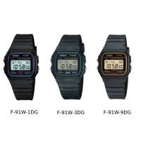 ราคา CASIO นาฬิกาข้อมือ รุ่น F-91W,F-91,F-91W-1DG,F-91W-3DG,F-91W-9DG,F-91WG-9QDF (234715462)