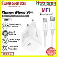 ราคา [HWARTZ] UGREEN 65005 65003 Charger Set Cable 20W MFI GaN N-Series Fast Charging Power Delivery 20 วัตต์ (53605388489)
